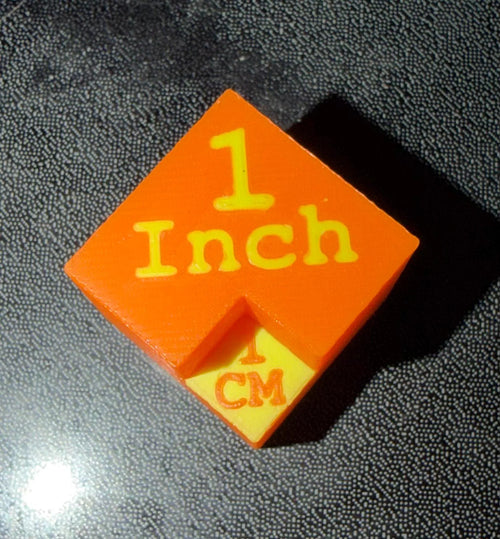 Photography Scale Block • 1in / 1cm Size Reference Cube for Product Photos & Etsy Sellers